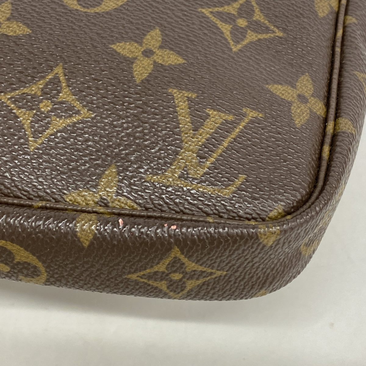 【6hd3611】ルイヴィトン ポーチ モノグラム ポシェットアクセソワール M51980 ブラウン【中古】レディース