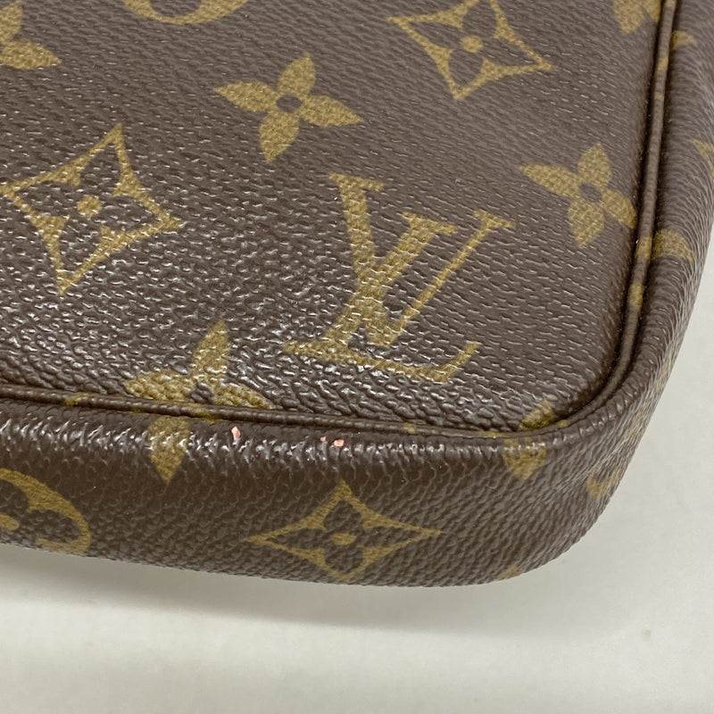 【6hd3611】ルイヴィトン ポーチ モノグラム ポシェットアクセソワール M51980 ブラウン【中古】レディース