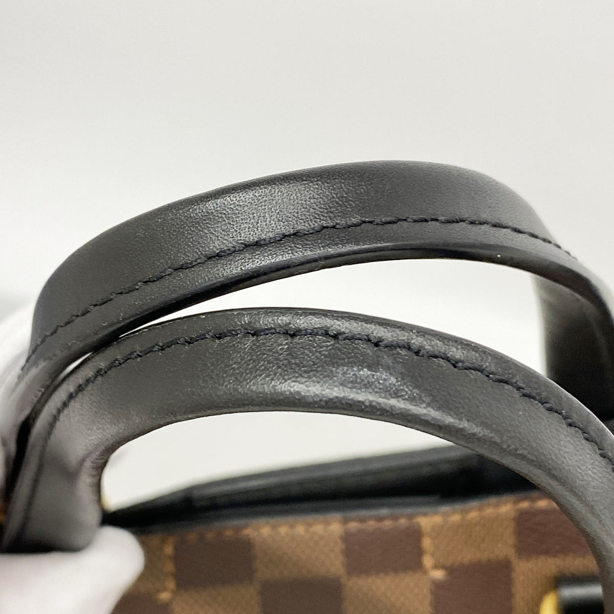 【6hd3617】ルイヴィトン トートバッグ ダミエ ベルモントBB N60348 エベヌ 2wayバック【中古】レディース