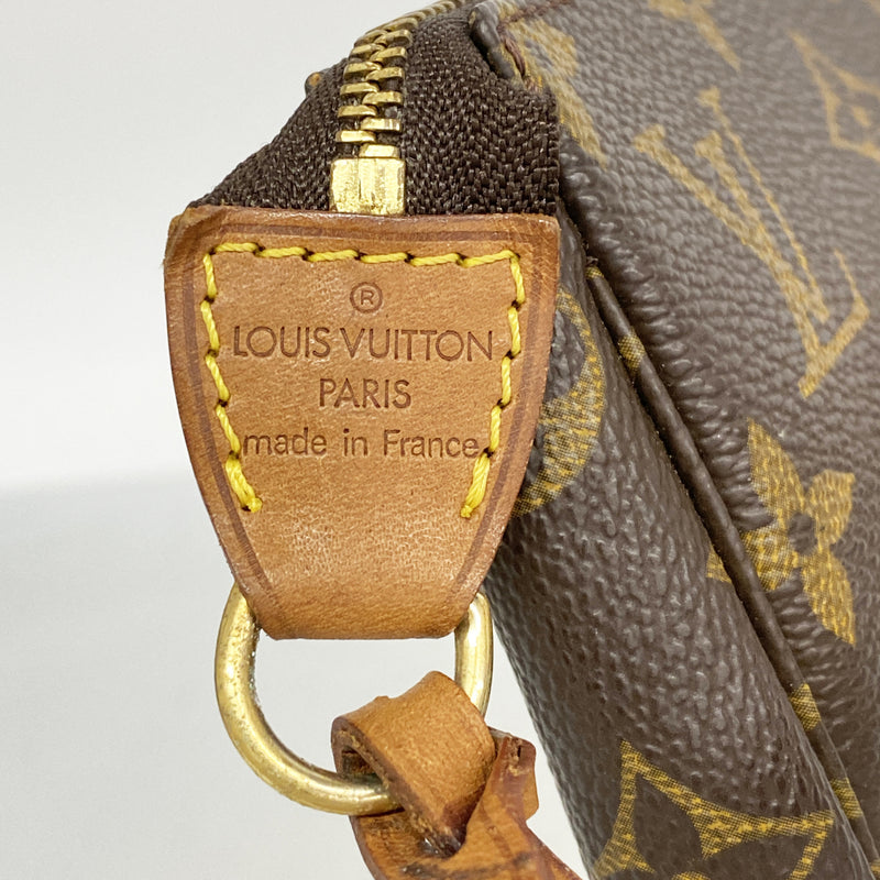 【6hd3618】ルイヴィトン ポーチ モノグラム ポシェットアクセソワール M51980 ブラウン【中古】レディース