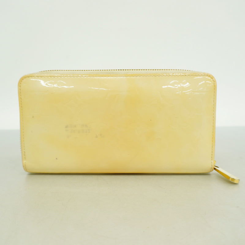 【6hd3631】ルイヴィトン 長財布 ヴェルニ ジッピーウォレット M91459 ブロンコライユ【中古】レディース