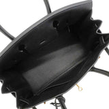 【6hd3642-g】エルメス ハンドバッグ バーキン30 トゴ ブラック ゴールド金具 G刻印【中古】レディース