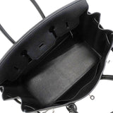 【6hd3644-g】エルメス ハンドバッグ バーキン35 トゴ ブラック シルバー金具 T刻印【中古】レディース