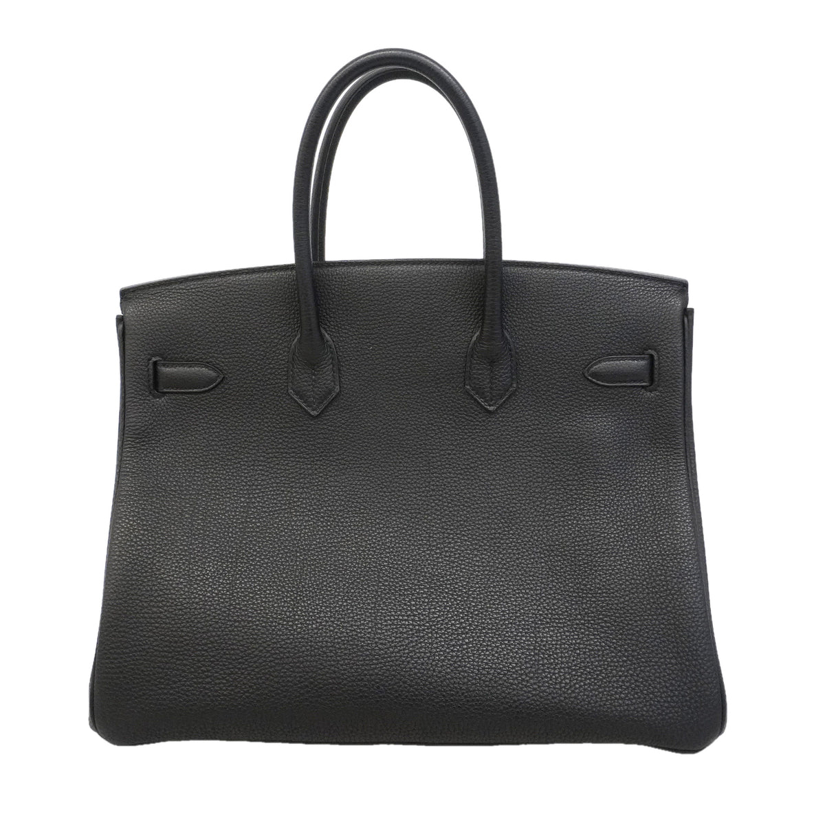 【6hd3644-g】エルメス ハンドバッグ バーキン35 トゴ ブラック シルバー金具 T刻印【中古】レディース