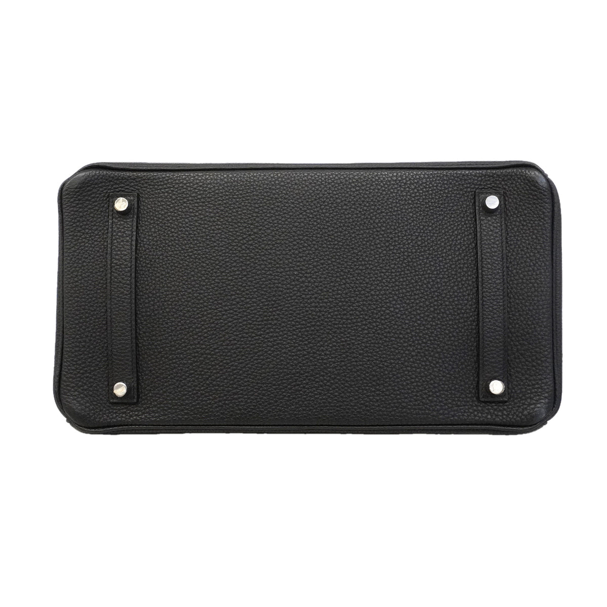 【6hd3644-g】エルメス ハンドバッグ バーキン35 トゴ ブラック シルバー金具 T刻印【中古】レディース
