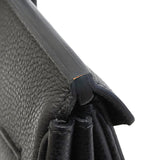 【6hd3644-g】エルメス ハンドバッグ バーキン35 トゴ ブラック シルバー金具 T刻印【中古】レディース