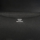 【6hd3665-g】エルメス ショルダーバッグ コンスタンスミニ ヴォーエプソン ブラック シルバー金具 G刻印【中古】レディース