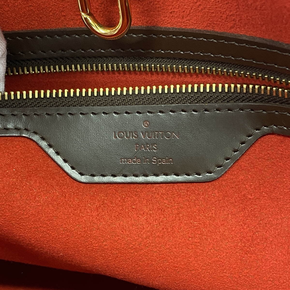 【6hd3668】ルイヴィトン トートバッグ ダミエ ハムステッドMM N51204 エベヌ【中古】レディース