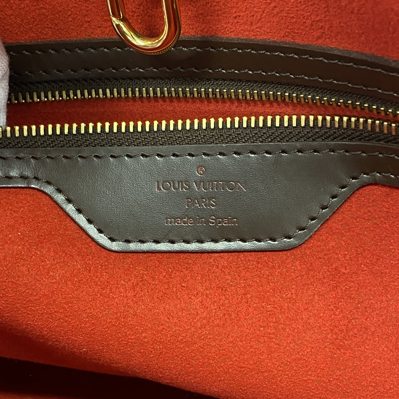 【6hd3668】ルイヴィトン トートバッグ ダミエ ハムステッドMM N51204 エベヌ【中古】レディース