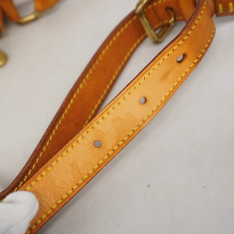 【6hd3676】ルイヴィトン ショルダーバッグ モノグラム オデオンMM M56389 ブラウン【中古】レディース