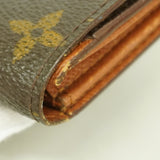 【6hd3742】ルイヴィトン 財布 モノグラム ポルトモネジップ M61735 ブラウン【中古】レディース