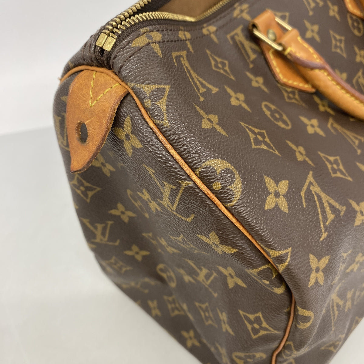 【6hd3748】ルイヴィトン ハンドバッグ モノグラム スピーディ40 M41106 ブラウン【中古】レディース