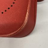 【6hd3753】エルメス ショルダーバッグ エヴリンTPM クシュベル ルージュカザック シルバー金具 □H刻印【中古】レディース