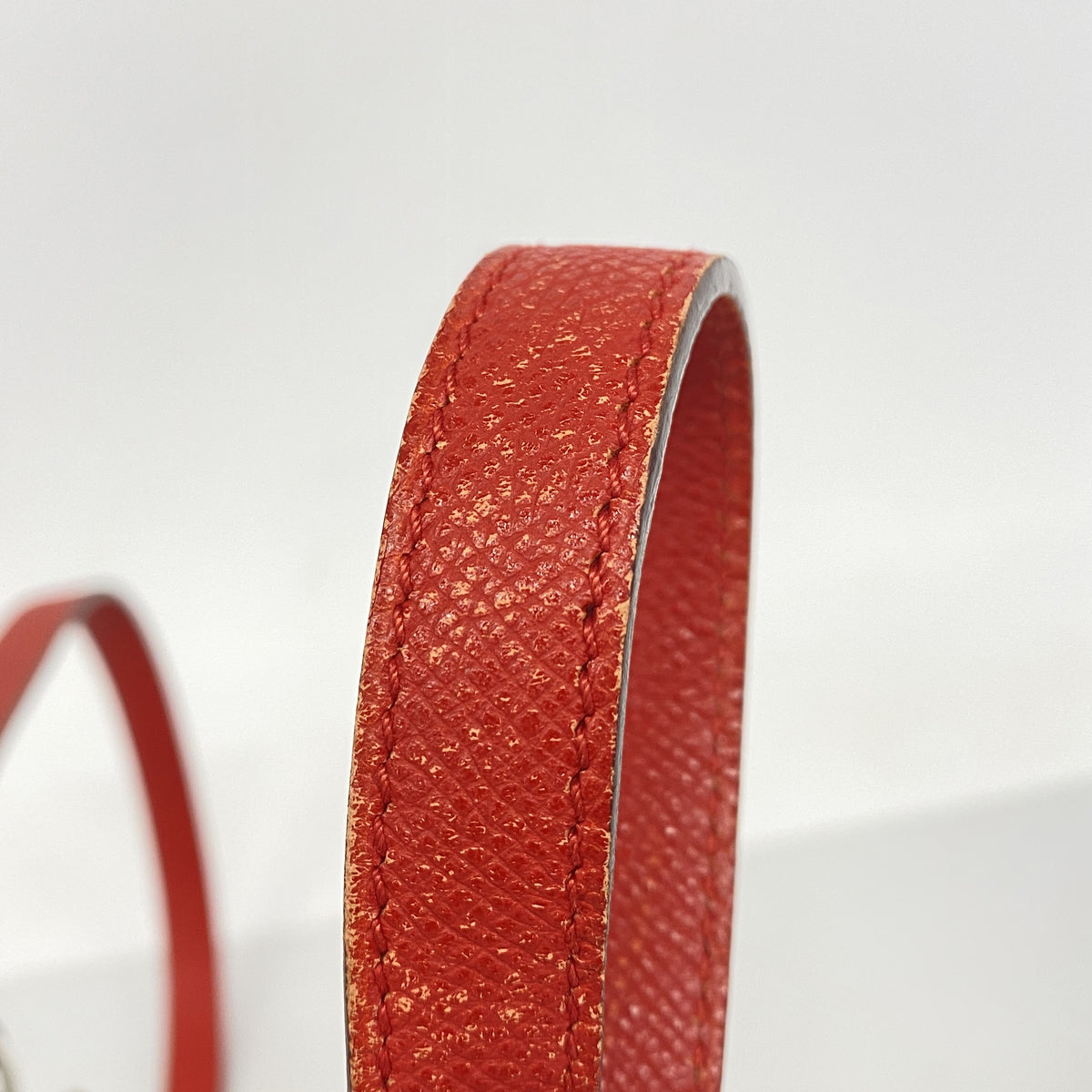 【6hd3753】エルメス ショルダーバッグ エヴリンTPM クシュベル ルージュカザック シルバー金具 □H刻印【中古】レディース