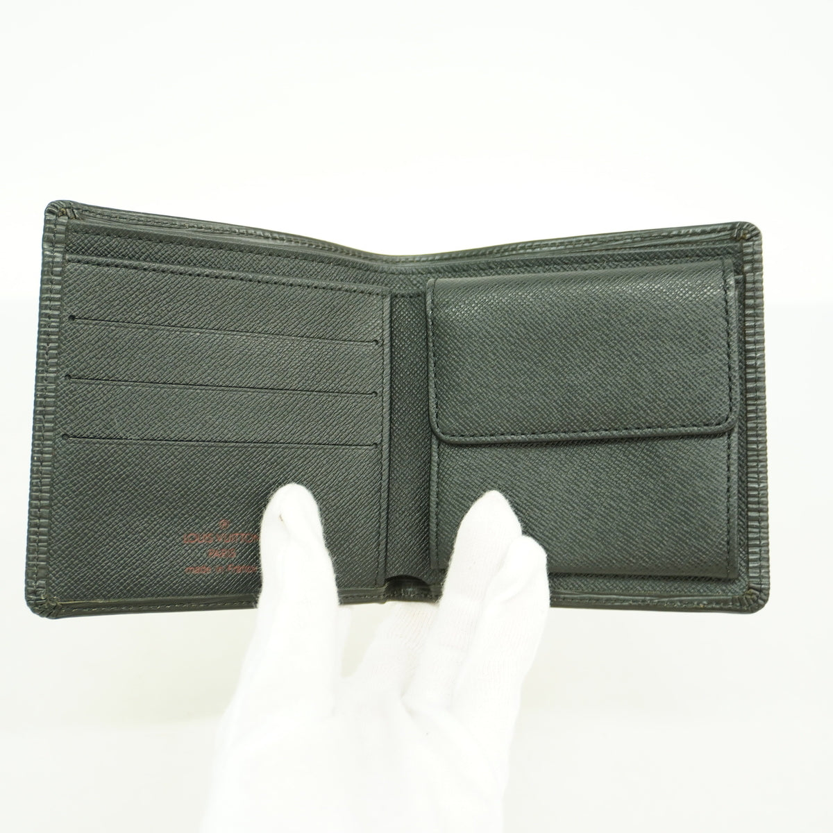 【6hd3762-k】ルイヴィトン 財布 エピ ポルトビエカルトクレディモネ M63542 ノワール【中古】メンズ
