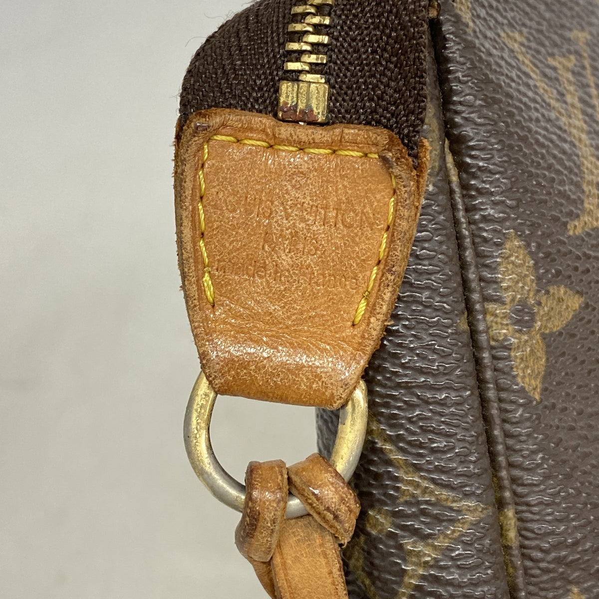 【6hd3831】ルイヴィトン ポーチ モノグラム ポシェットアクセソワール M51980 ブラウン【中古】レディース