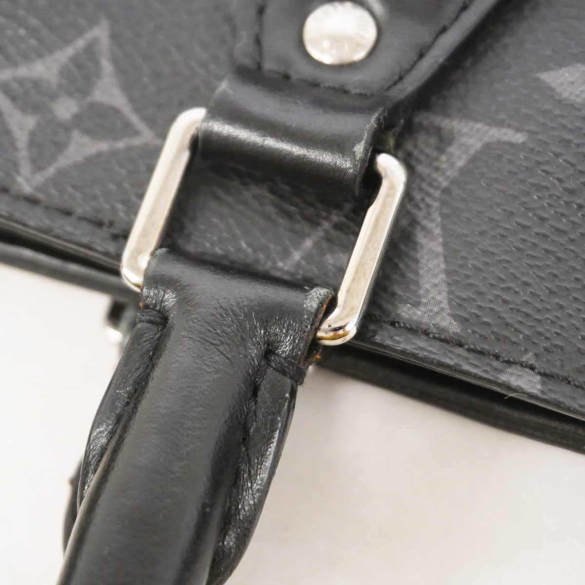 【6hd3836-k】ルイヴィトン トートバッグ モノグラム・エクリプス グランサック M44733 ブラック【中古】メンズ