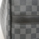 【6hd3838-k】ルイヴィトン ボストンバッグ ダミエ・グラフィット キーポルバンドリエール55 N41413 ブラック【中古】メンズ