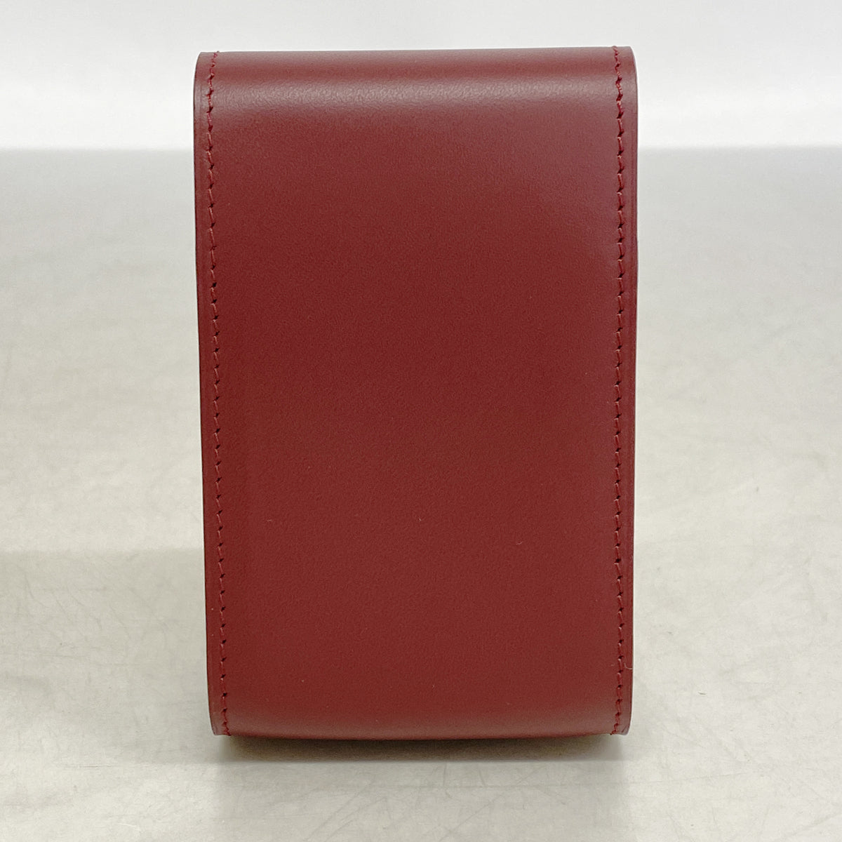 【6hd3863】カルティエ シガレットケース マスト レザー ボルドー ゴールド金具【中古】メンズ レディース ユニセックス
