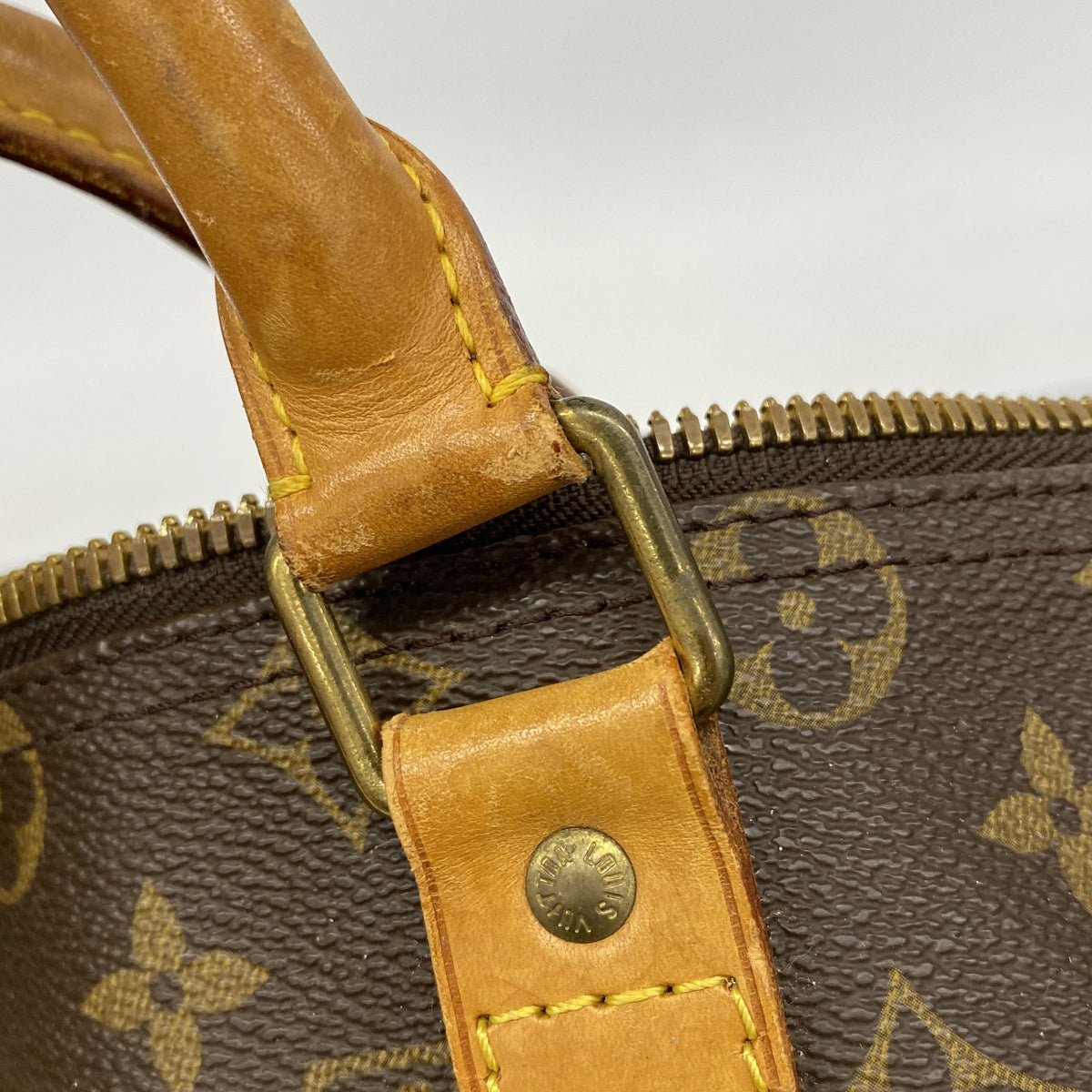 【6hd3866】ルイヴィトン ボストンバッグ モノグラム キーポル45 M41428 ブラウン【中古】メンズ レディース ユニセックス