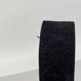 【6hd3871】シャネル ショルダーバッグ マトラッセ スウェード ブラック シルバー金具【中古】レディース