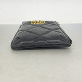 【6hd3872】シャネル 長財布 シャネル19 ラムスキン ブラック ゴールド金具【中古】レディース