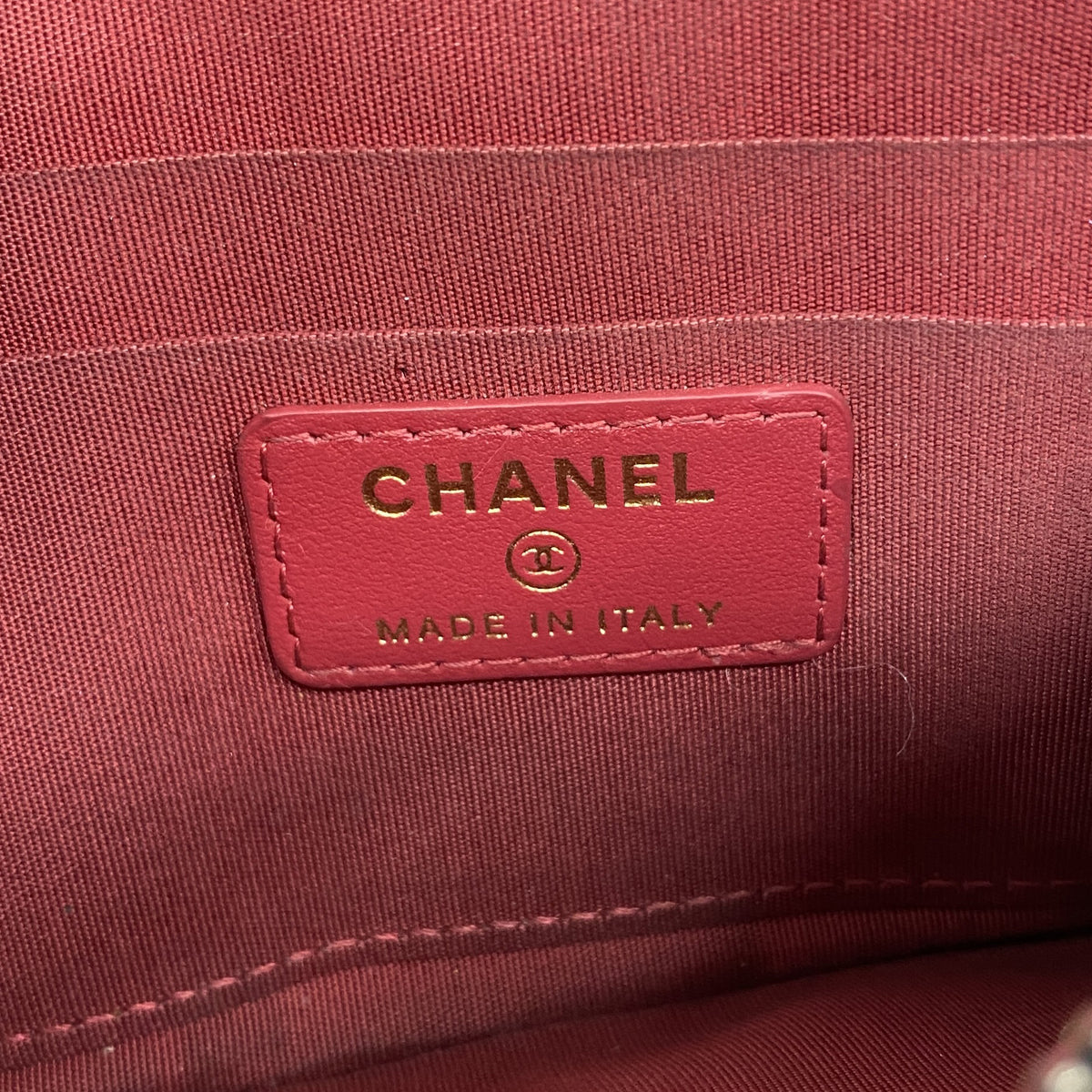 【6hd3872】シャネル 長財布 シャネル19 ラムスキン ブラック ゴールド金具【中古】レディース