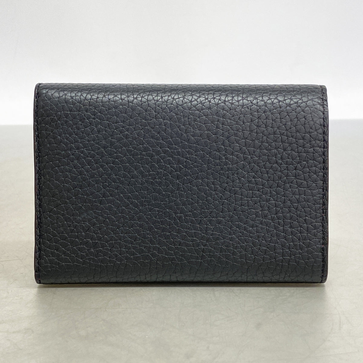 【6hd3881-k】ルイヴィトン 三つ折り財布 トリヨン ポルトフォイユカプシーヌコンパクト M62157 ノワール/ホットピンク【中古】レディース