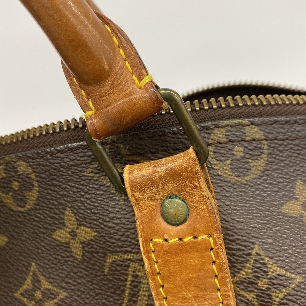 【6hd3885】ルイヴィトン ボストンバッグ モノグラム キーポル45 M41428 ブラウン【中古】メンズ レディース ユニセックス