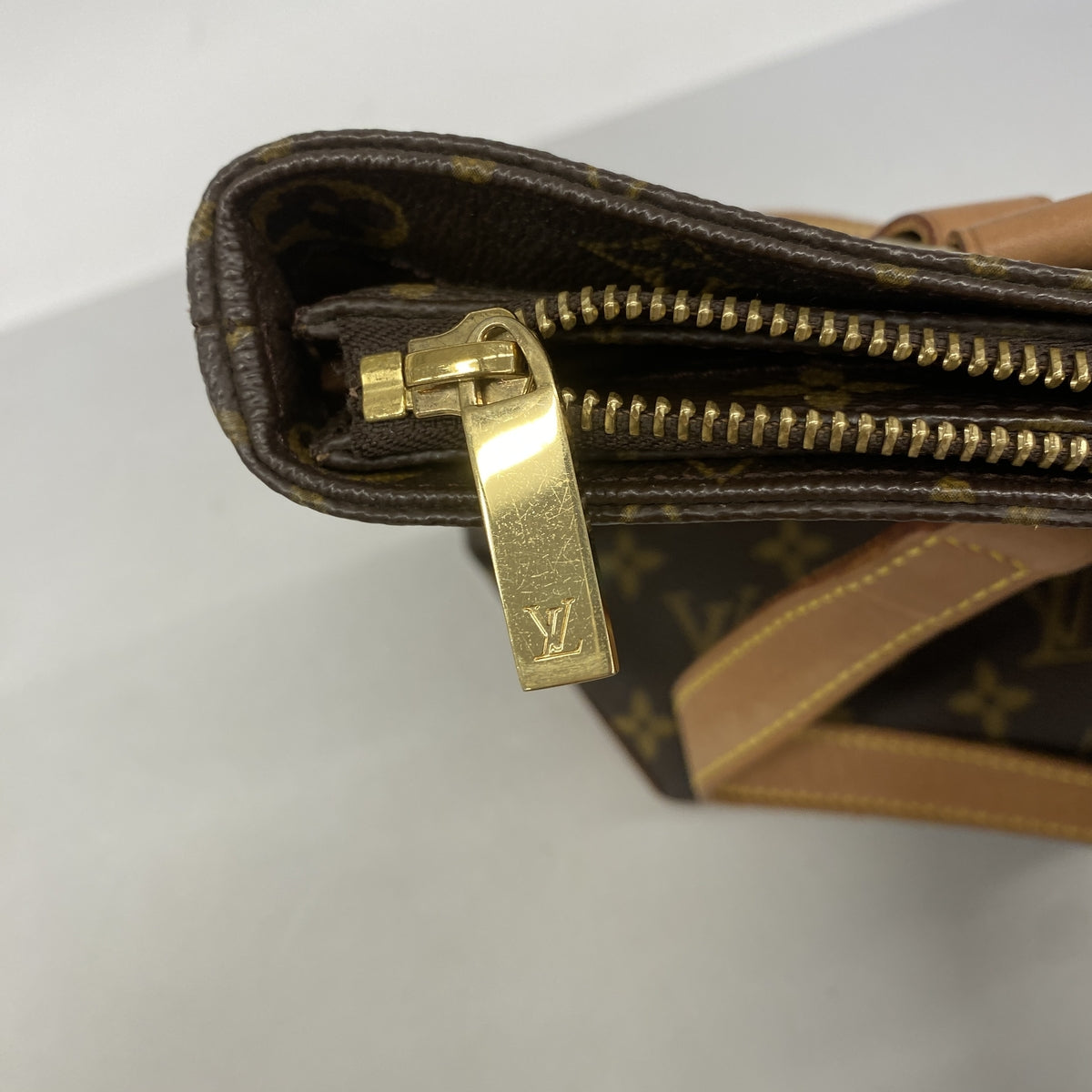 【6hd3889】ルイヴィトン トートバッグ モノグラム カバピアノ M51148 ブラウン【中古】レディース