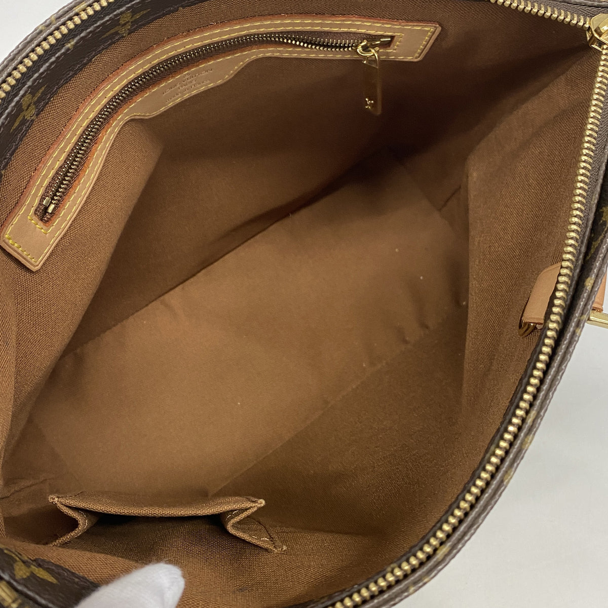 【6hd3889】ルイヴィトン トートバッグ モノグラム カバピアノ M51148 ブラウン【中古】レディース