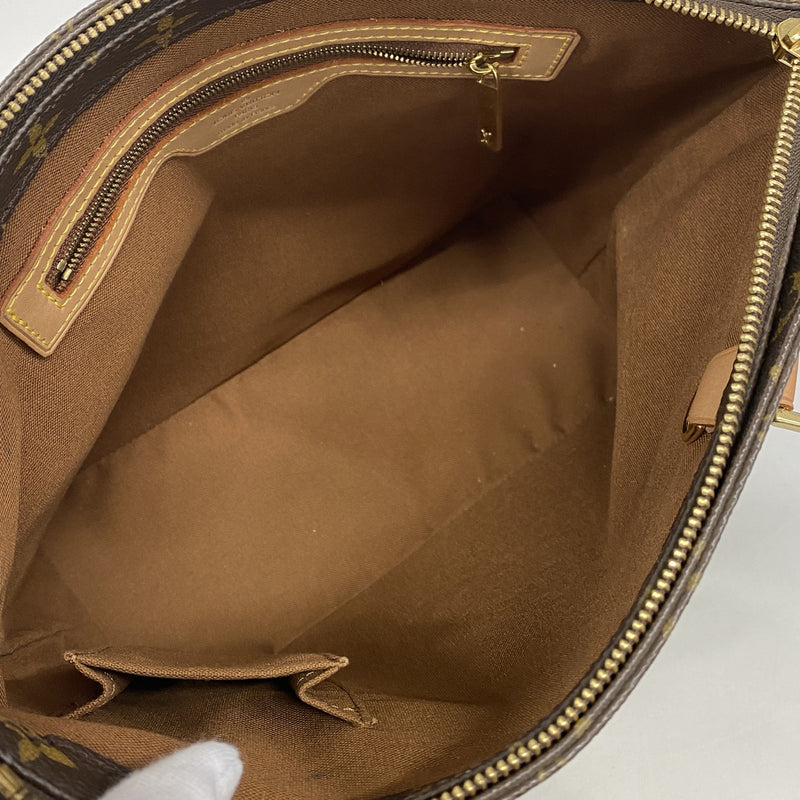 【6hd3889】ルイヴィトン トートバッグ モノグラム カバピアノ M51148 ブラウン【中古】レディース