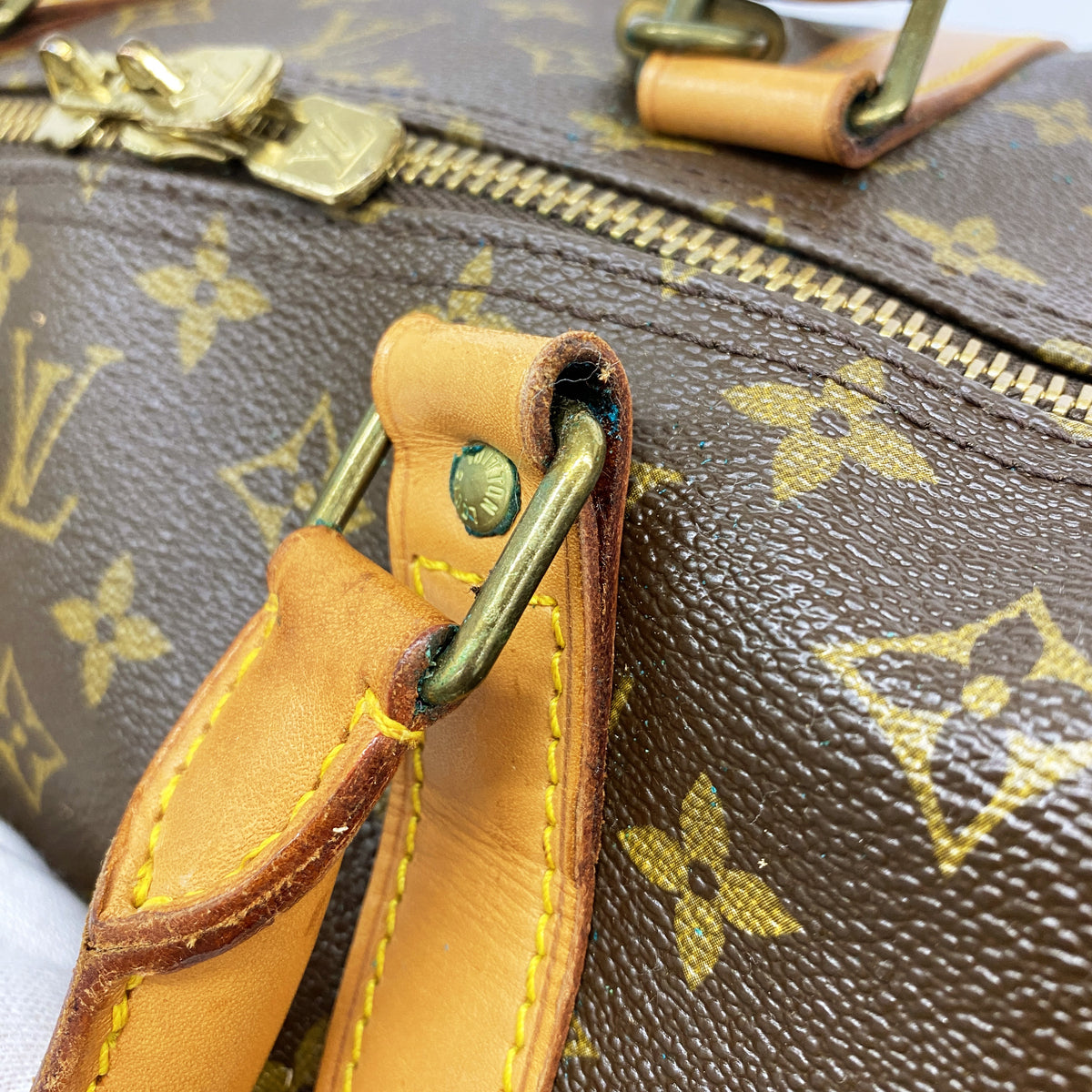 【6hd3893】ルイヴィトン ボストンバッグ モノグラム キーポル60 M41422 ブラウン【中古】メンズ レディース ユニセックス