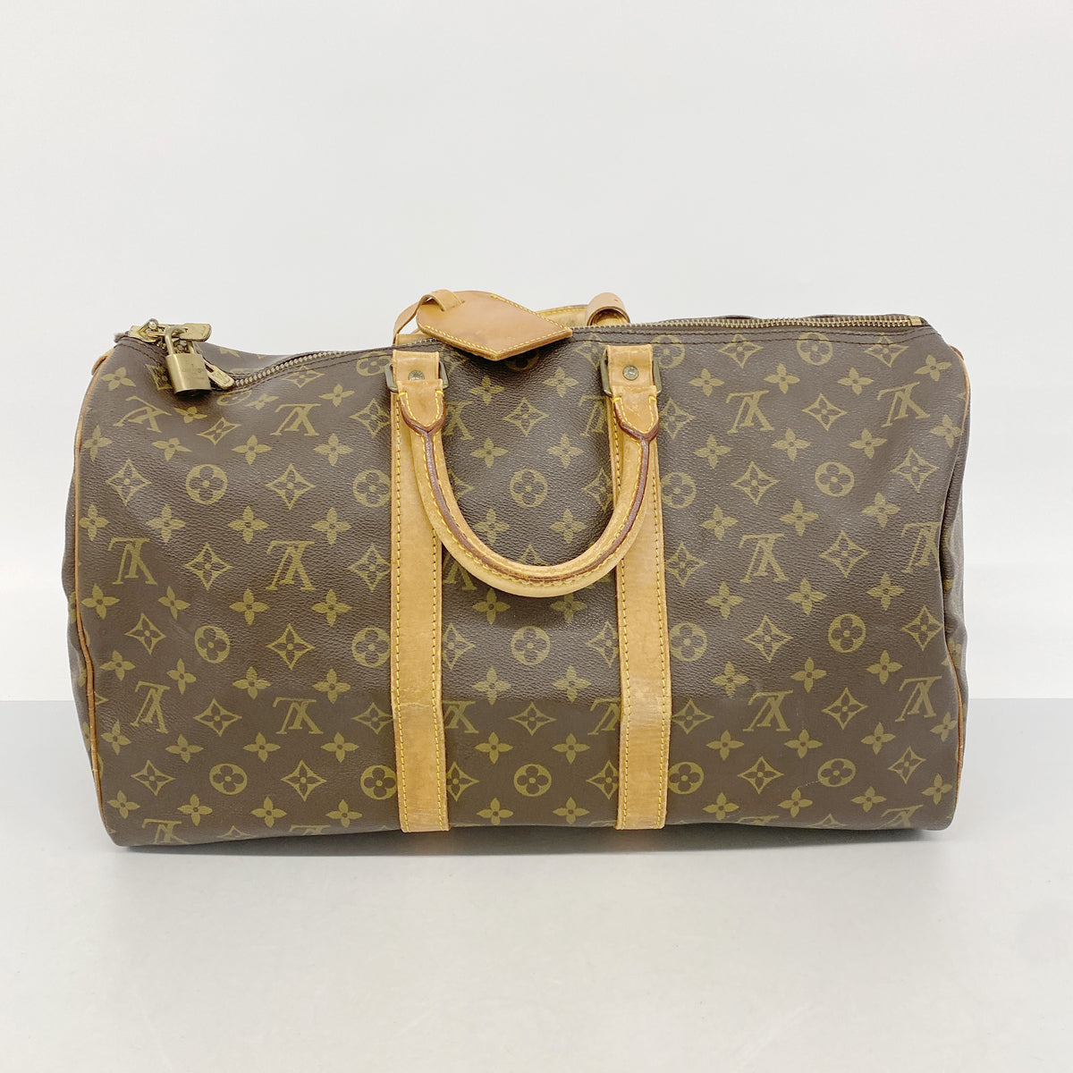 【6hd3902】ルイヴィトン ボストンバッグ モノグラム キーポル45 M41428 ブラウン【中古】メンズ レディース ユニセックス