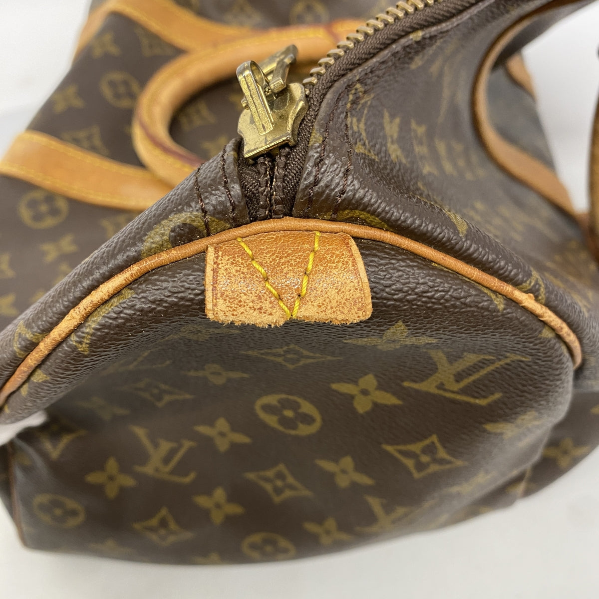 【6hd3902】ルイヴィトン ボストンバッグ モノグラム キーポル45 M41428 ブラウン【中古】メンズ レディース ユニセックス