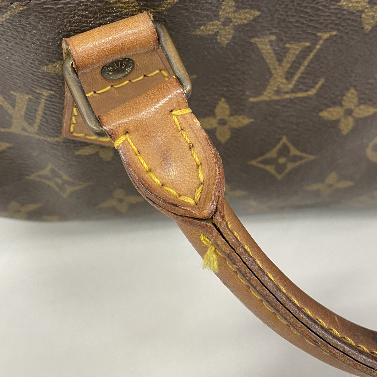 【6hd3903】ルイヴィトン ハンドバッグ モノグラム スピーディ25 M41109 ブラウン【中古】レディース