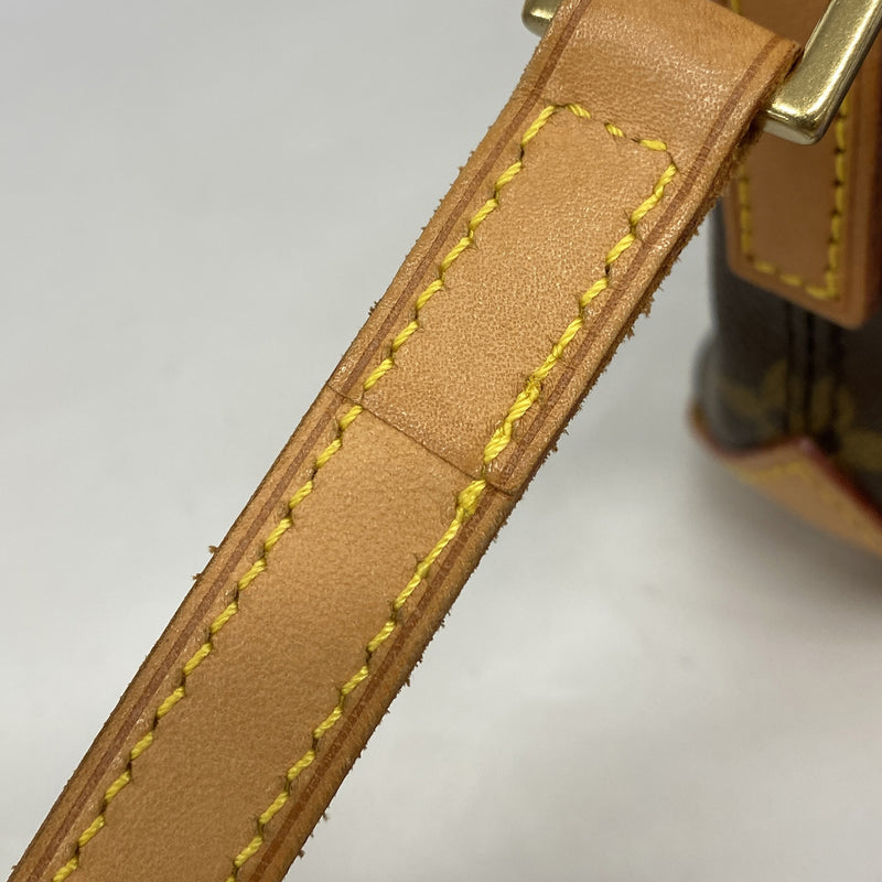 【6hd3907】ルイヴィトン ショルダーバッグ モノグラム トロター M51240 ブラウン【中古】レディース