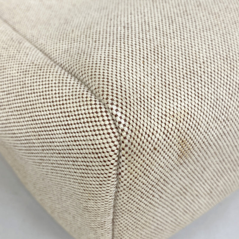 【6hd3908】エルメス ハンドバッグ エールバッグPM トワルアッシュ ブラウン ゴールド金具 □F刻印 2wayバッグ【中古】レディース