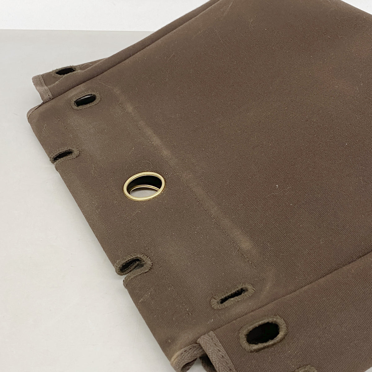 【6hd3908】エルメス ハンドバッグ エールバッグPM トワルアッシュ ブラウン ゴールド金具 □F刻印 2wayバッグ【中古】レディース