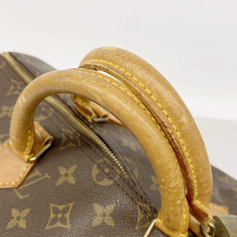 【6hd3909】ルイヴィトン ハンドバッグ モノグラム スピーディ35 M41107 ブラウン【中古】レディース