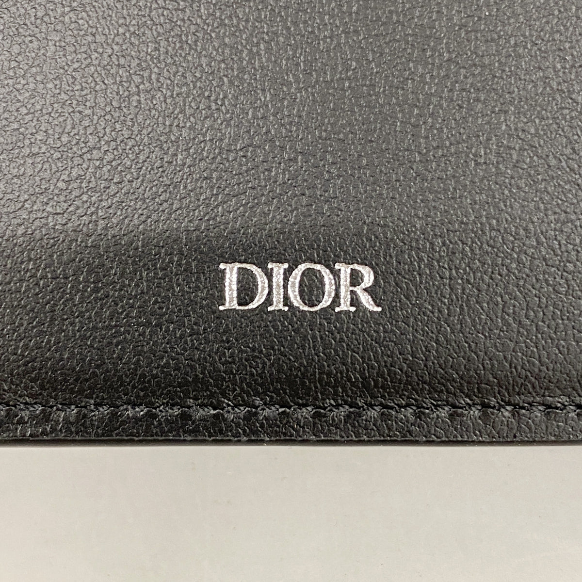 【6hd3916】クリスチャンディオール 財布 グラビティ レザー ブラック シルバー金具【中古】メンズ