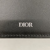 【6hd3916】クリスチャンディオール 財布 グラビティ レザー ブラック シルバー金具【中古】メンズ