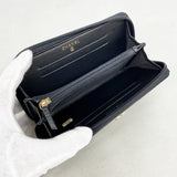 【6hd3945-k】シャネル コインケース ボーイシャネル ラムスキン ブラック ゴールド金具【中古】レディース