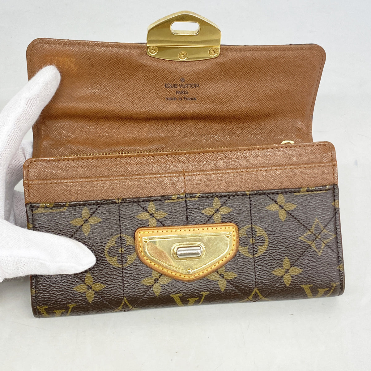 【6hd3948-k】ルイヴィトン 長財布 モノグラム・エトワール ポルトフォイユサラ M66556 ブラウン【中古】レディース