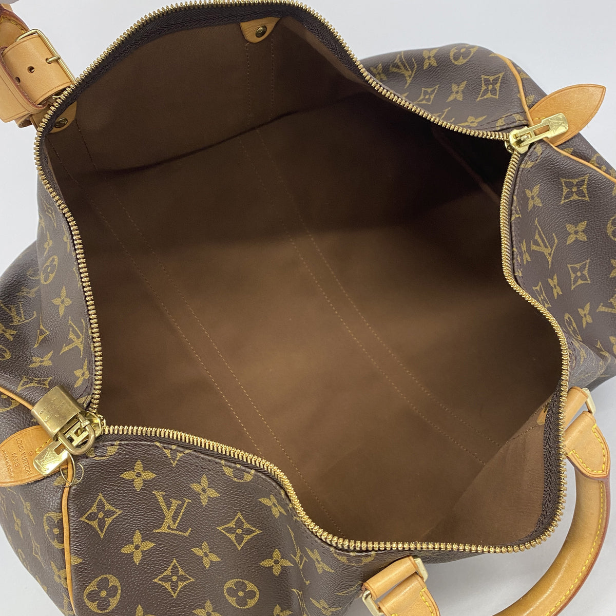 【6hd3958】ルイヴィトン ボストンバッグ モノグラム キーポル50 M41426 ブラウン【中古】メンズ レディース ユニセックス