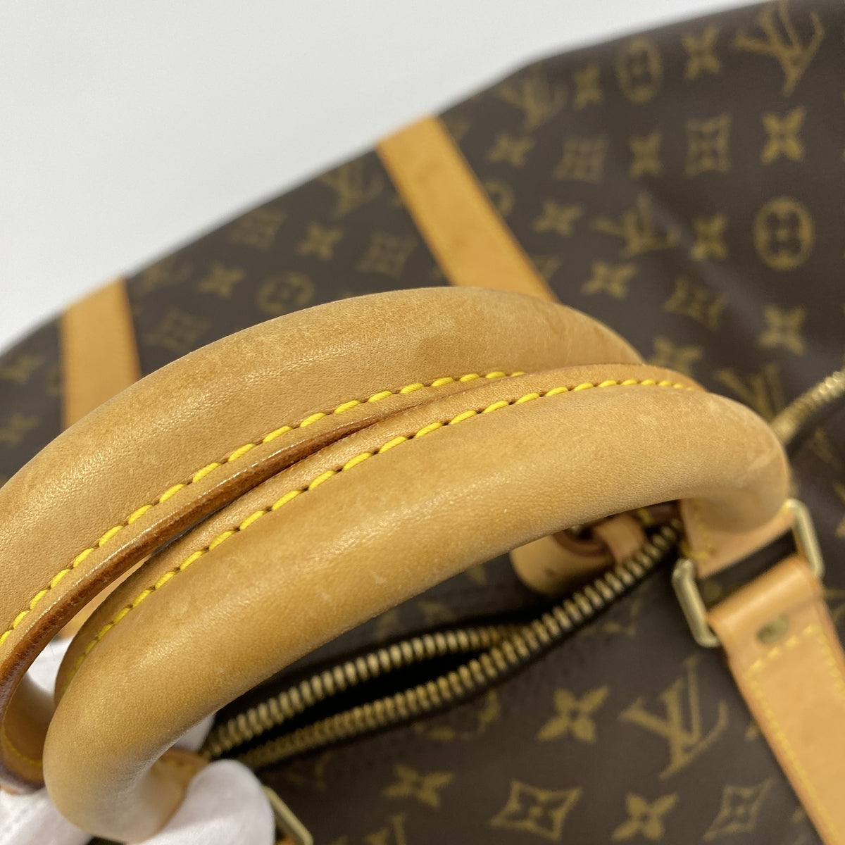 【6hd3958】ルイヴィトン ボストンバッグ モノグラム キーポル50 M41426 ブラウン【中古】メンズ レディース ユニセックス