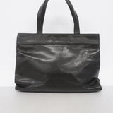 【6hd3975】シャネル トートバッグ キャビアスキン ブラック ゴールド金具【中古】レディース