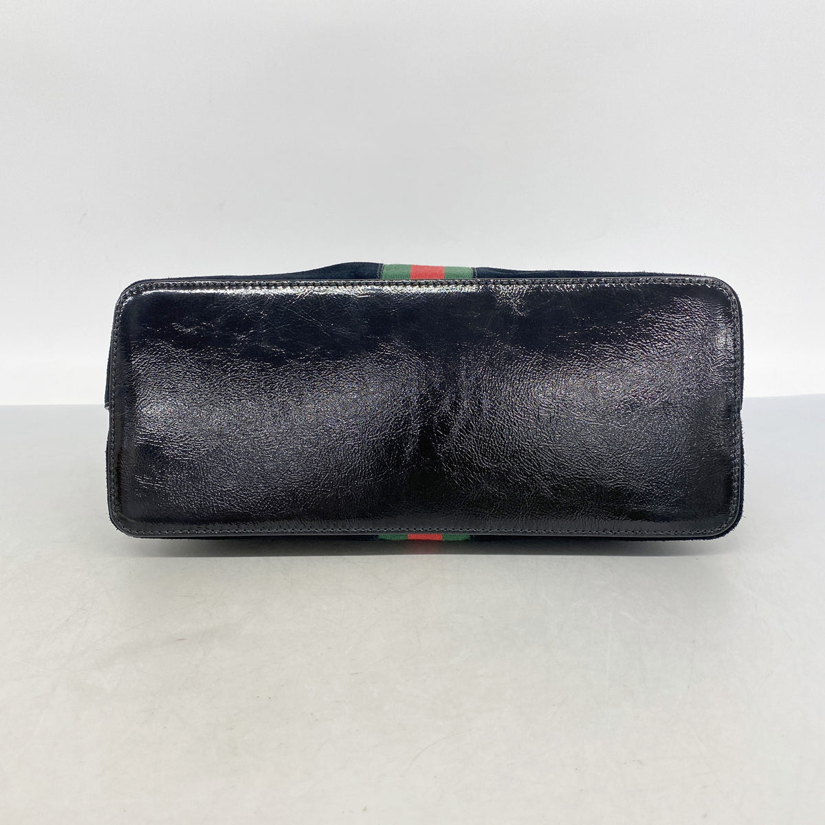 【6hd3984-k】グッチ ハンドバッグ オフィディア 524533 スウェード ブラック ゴールド金具 2wayバッグ【中古】レディース