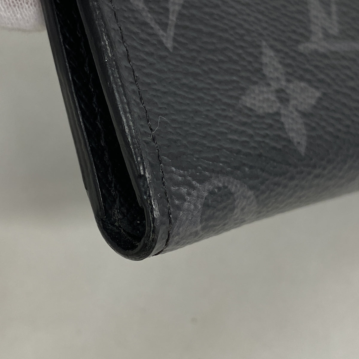 【6hd3992-k】ルイヴィトン コインケース モノグラム・エクリプス ポルトモネジュール M63536 ブラック【中古】メンズ