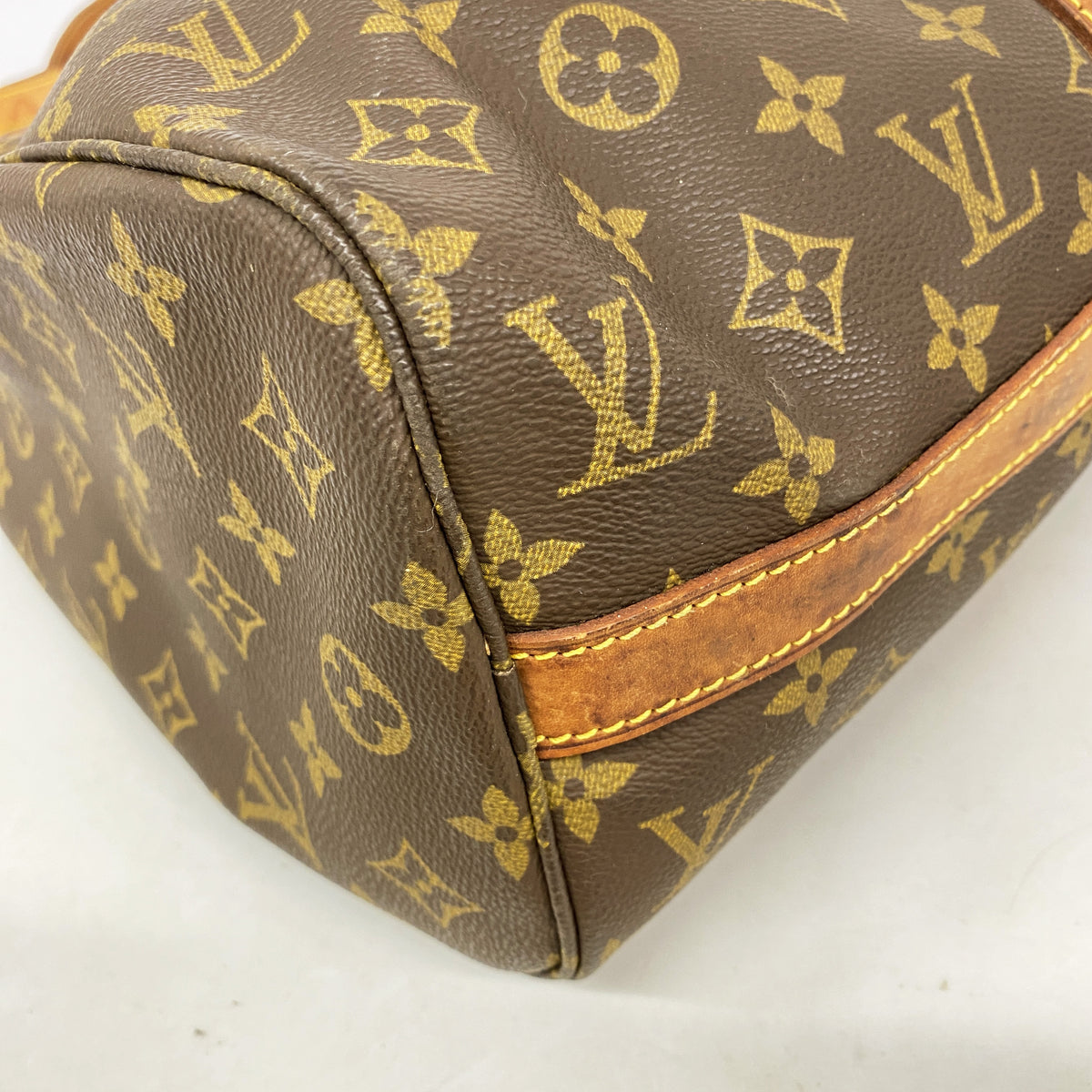 【6hd3994】ルイヴィトン ボストンバッグ モノグラム フラネリー45 M51115 ブラウン【中古】メンズ レディース ユニセックス